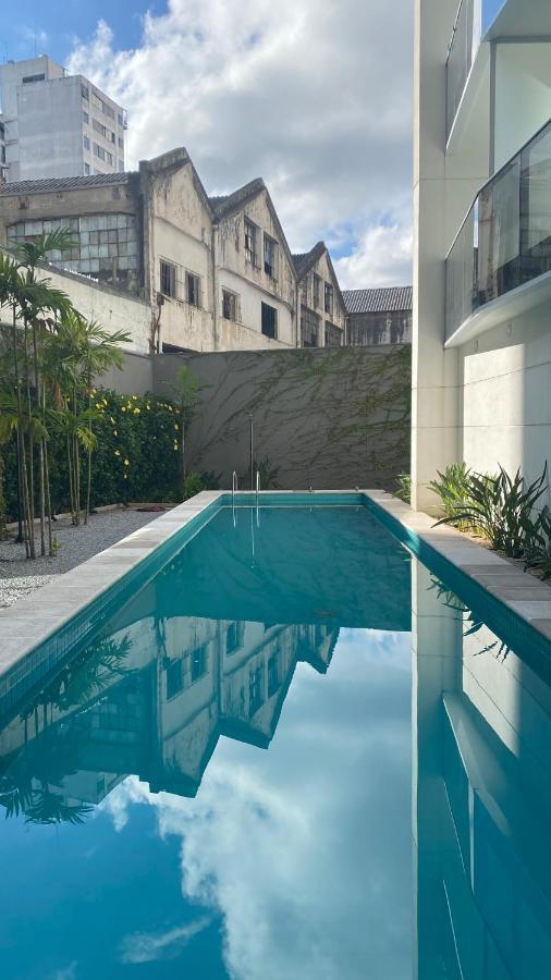 Flat De Luxo Centro Sp Com Piscina,Academia,Lavanderia,Garagem E Seguranca 24H 상파울루 외부 사진