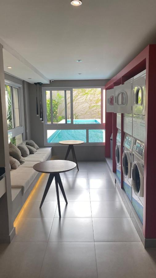 Flat De Luxo Centro Sp Com Piscina,Academia,Lavanderia,Garagem E Seguranca 24H 상파울루 외부 사진